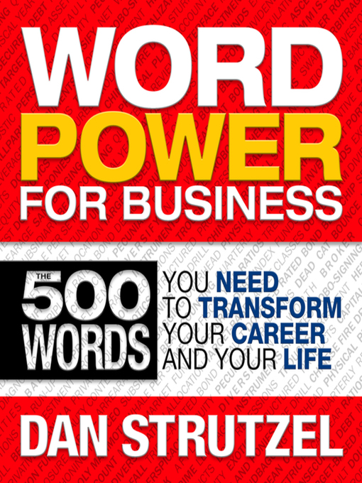 Title details for Word Power for Business by Dan Strutzel - Available